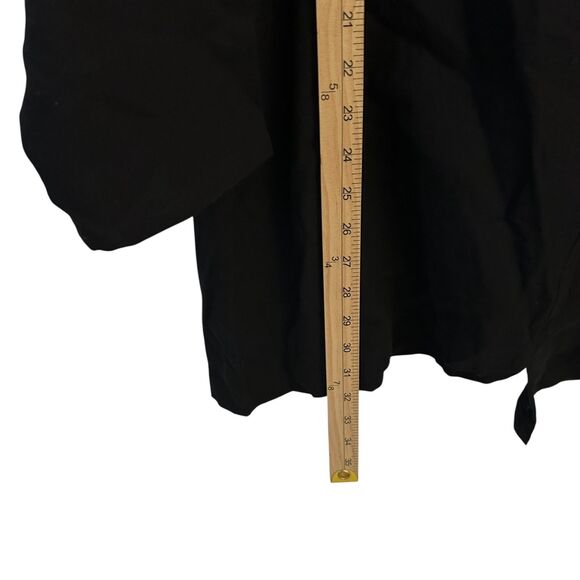 Cupcake International Black and Grey Distressed Cotton Long Sleeve Tunic Size XL - Picture 4 of 7